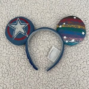 America Chavez Ear Headband for Adults – Marvel Pride Collection 🔴🟠🟡